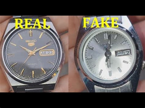 how to check fake seiko watches|authentic seiko 5 automatic watch.